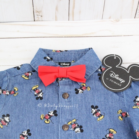 Baby Boy Mickey Mouse 2 Piece Shirt set - Picture 2 of 5